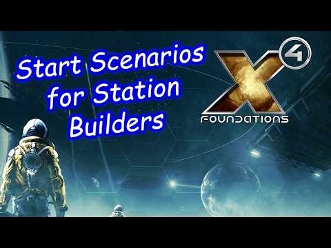 X4 Foundations Ep1 Lazy Trade Corporation - Intro & Start Scenario