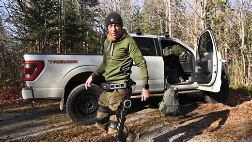 He took 4 lb exoskeleton legs into the wild - seconds later, he hit the rocks