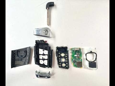 VW PASSAT 2014-2019 KEY FOB full disassembly
