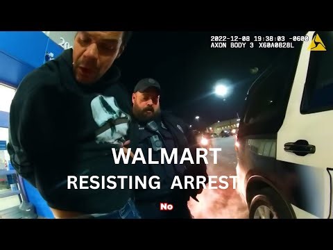 Cop Reacts To Body Cam Footage Walmart Resisting Arrest