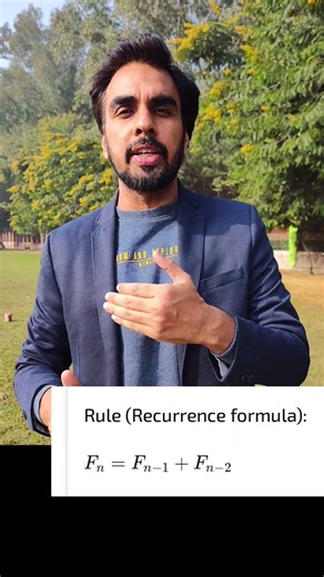 Fibonacci Ka Recursive Formula 😱 | Maths Viral Short | Gaurav Sir#RecursiveFormula#FibonacciSequence