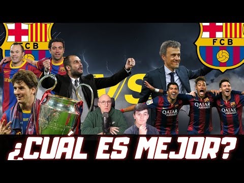 ¿EL BARÇA DE GUARDIOLA O EL DE LUIS ENRIQUE? ¿HENRY O NEYMAR? ¿ETO'O O SUÁREZ? MESSI, INIESTA, XAVI