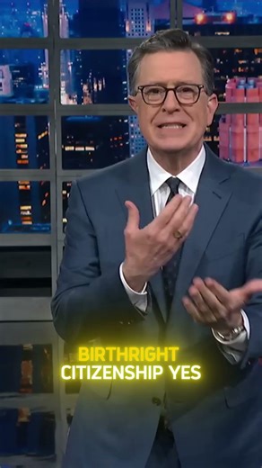 Stephen Colbert on Birthright Citizenship & Baseball History! ⚾️🇺🇸