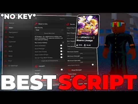 [UPDATE 1] Bizarre Lineage Script – *NO KEY* Dupe, Godmode, Auto Raid, Auto Farm!