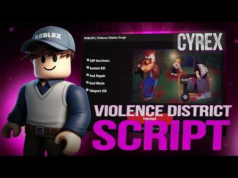 Violence District Script *NO KEY* - Auto Parry, Gate TP, No Cooldown, SkillCheck & More!
