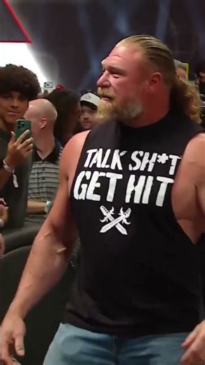 Brock Lesnar just locked Oba Femi inside HELL in a CELL! 👀⛓️ #WWERaw