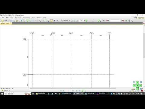 How to add Grids in Tekla Structures | Hindi 