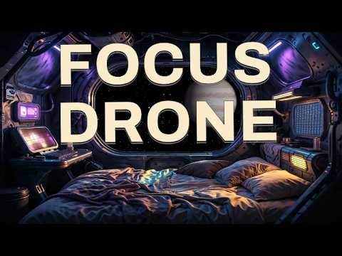 🌌 Nostromo Crew Quarters Study Ambience | Gentle Engine Drone for Focus & Concentration