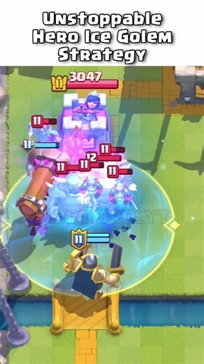 Hero Ice Golem Strategy 🔥