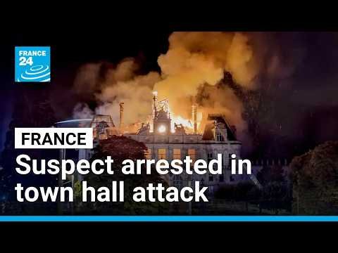 Police arrest French suspect in Limoges after town hall arson attack • FRANCE 24 English