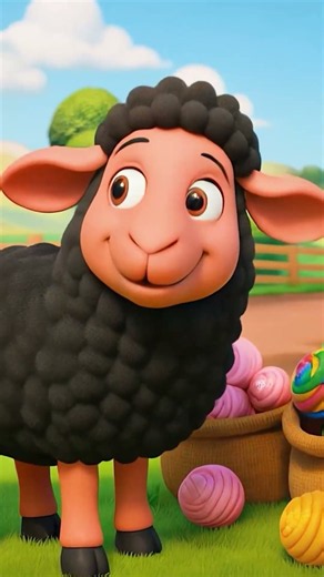 Baa Baa Black Sheep 🐑🧶 #shorts #nurseryrhymes #kidsongs