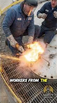 Hot Work Ignites Flammable Vapors On Tank 2023 #safetyhistory