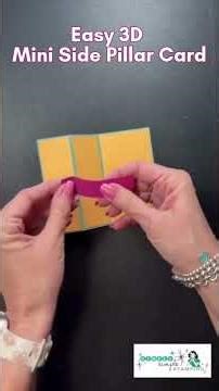 Mini Side Pillar Card | Easy Fun Fold
