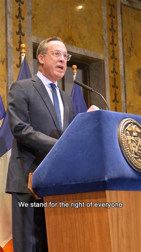 The New York Public Library on Instagram: "The Library is for everyone, always. Speaking at the annual Interfaith Breakfast alongside Mayor Mamdani and religious leaders from across the five boroughs, NYPL President and CEO Anthony W. Marx reaffirmed the Library's commitment to protect and celebrate the history of all people. No matter who you are, our doors are open to you."