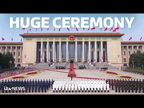 Watch highlights of Xi's military welcome parade for Trump in China