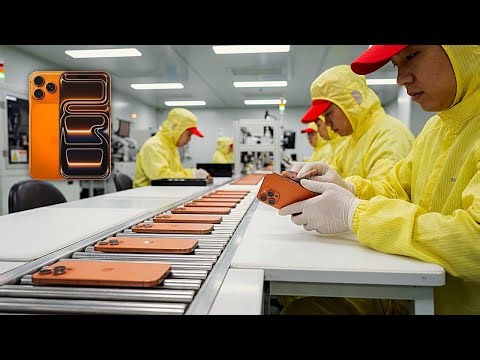 Inside the Apple Factory: Manufacturing the iPhone 17 Pro Max (Full Process)