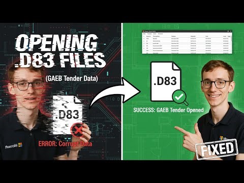 Opening D83 Files: GAEB Tender Data