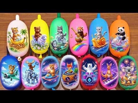 🔴 LIVE 24/7: Making Slime with Funny Balloons: Learn Colors & Surprise Animals | Satisfying ASMR