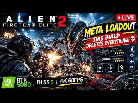 🔴 ALIENS: FIRETEAM ELITE 2 | RTX 5080 | 4K 60FPS | MAX GRAPHICS 🔥👽 LIVE