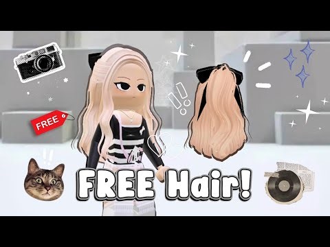 Hurry! Play OBBY to get the Cute FREE Hair with Black Ribbon for 0 ROBUX on ROBLOX😏
