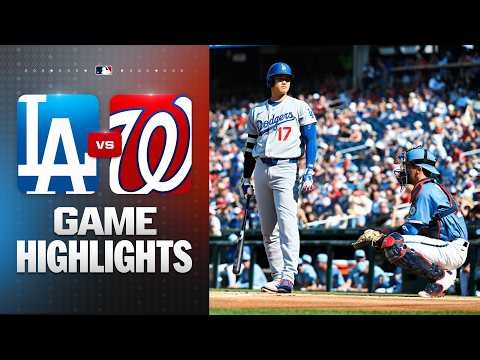 Dodgers vs. Nationals Game Highlights (4/4/26) | MLB Highlights