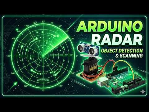 Real Radar with Arduino?! 📡 Detect Objects Like a Scanner