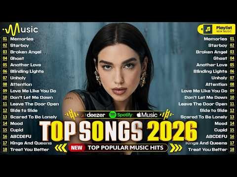 Dua Lipa, Adele, Ed Sheeran, Sia, Lady Gaga, Bruno Mars,Billie Eilish | Best Pop Music Playlist 2026