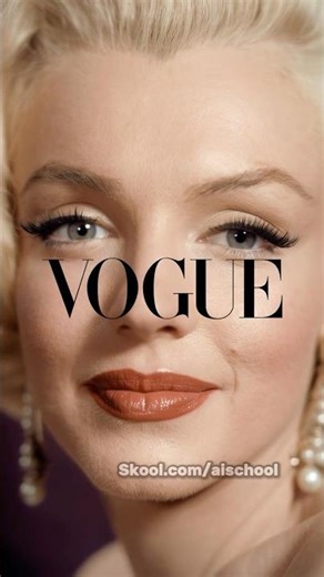 VOGUE - Golden Age of Hollywood Then and Now