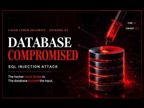 SQL Injection Explained Visually | Full UNION Attack Demo (CWE‑89 · OWASP A03)