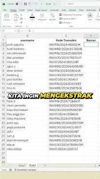 Pisahkan & Ambil Data di Excel Tanpa MID Ctrl + E