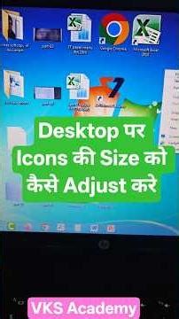 How to Adjust Desktop Icon Size in Windows