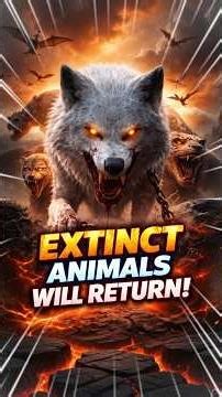 Extinct Animals Are Coming Back?! 😨🦣