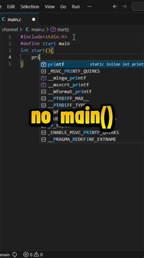 No main() but Code Runs?! C Language Secret 🤯#shorts #coding #codeeveryday #codingpractices