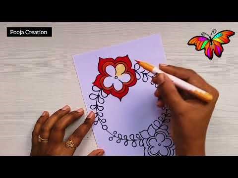 Circle ⭕ Border designs|Project work designs|Corner design|Assignment front page|First page design