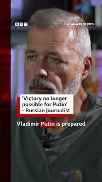 'Victory no longer possible for Putin’, Russian journalist says. #Putin #Russia #Ukraine #BBCNews