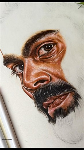 Nose and Lips Tutorial 🔥 Virat Kohli Drawing #shorts #art #drawing #viratkohli #tutorial