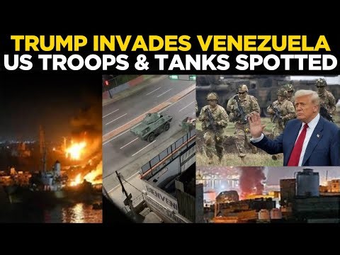 US 'Invades' Venezuela LIVE: US Special Forces Seize Venezuelan President & First Lady | Maduro