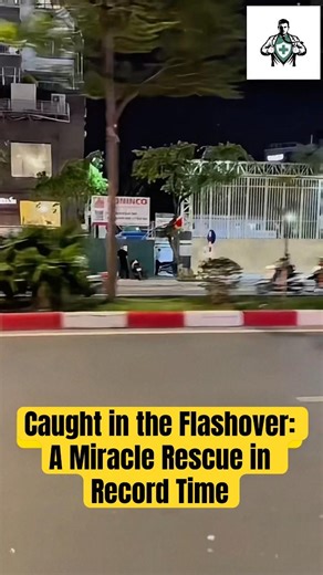 Caught in the Flashover: A Miracle Rescue in Record Time #shots
