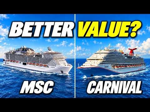 Carnival vs MSC Cruises: Which Cruise Is Actually Worth Your Money?