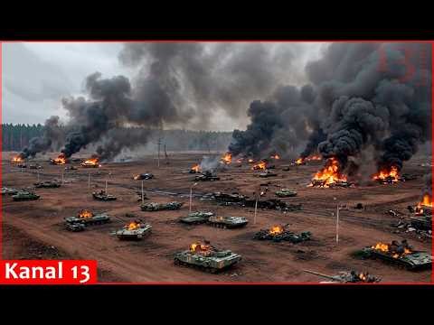 Russian tanks and IFVs cannot reach front line - Ukrainians burn them en masse in 20 km kill zone