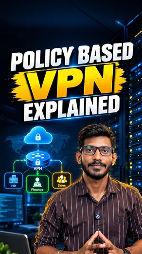 Policy Based VPN: How Interesting Traffic Gets Encrypted! #ccna #networking #shorts