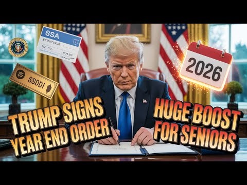 TRUMP Social Security Year-End Order Approved – HUGE Boost for Seniors & Veterans in 2026