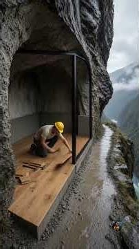 He Built a Luxury Home Inside a Mountain! 🏔️🏠 Would You Live Here?