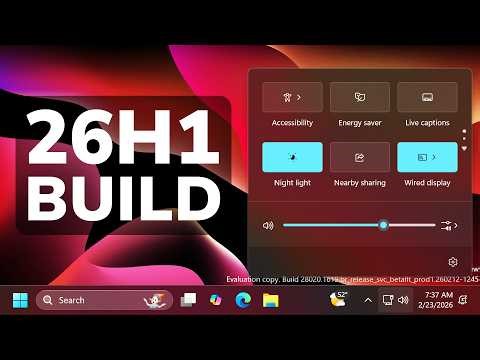 New Windows 11 26H1 Build 28020.1619 – New Settings Changes, New Setup and Fixes (Canary)