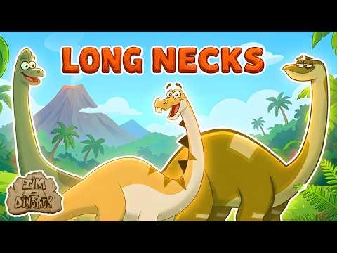 The Amazing Long-Neck Dinosaur! 🦕 Fun Dino Facts | Dinosaur Cartoon For Kids