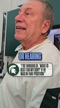 Tom Izzo shares his thoughts on Baylor adding a former NBA Draft pick 👀 #basketball #cbb