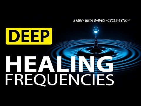 Deep Healing 20 Hz Beta Frequencies | Cycle-Sync™ | 5-Minute Therapy (Ocean)