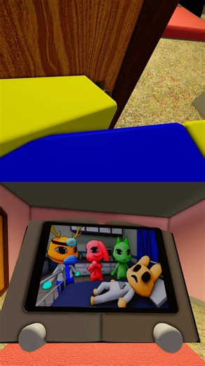 Barney thinks he can hide from Nurse 🤣 #roblox #robloxanimation