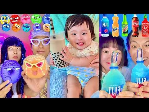 Random Emoji Food Challenge ASMR Compilation! 🥵bubble tea(Part325)
