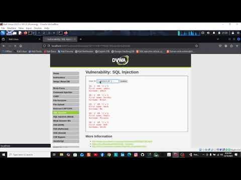 SQL injection @infosecmastery @WhiteFortressSecurity 
